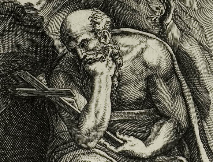 Image of St. Jerome, fasting