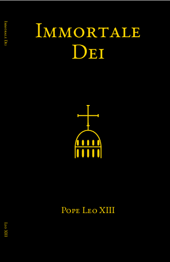 Cover for Immortale Dei (bilingual edition)