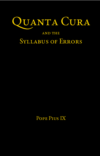 Cover of Quanta Cura and the Syllabus of Errors